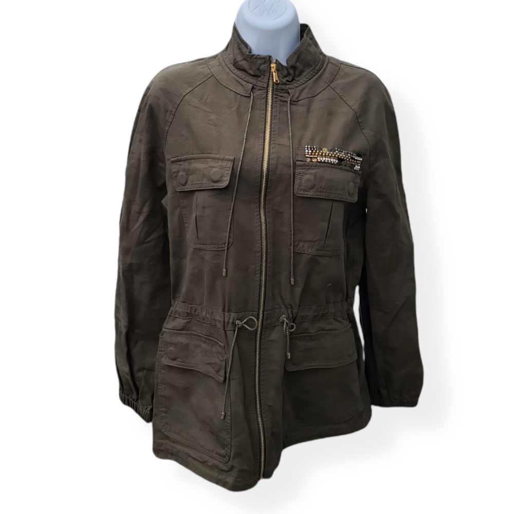 🎉HP🎉 Trina Turk Military Style Drawstring Jacket